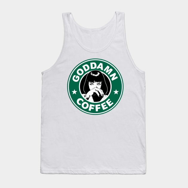 Pulp Starbucks Tank Top by Titius